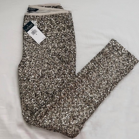 Ralph Lauren designer sequin pants - Picture 2 of 10